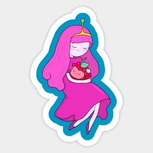 Princess Bubblegum and Wildberry Princess Sticker